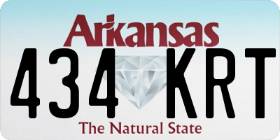 AR license plate 434KRT