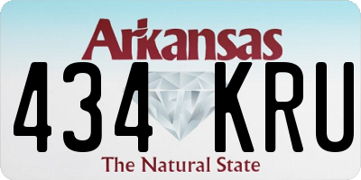 AR license plate 434KRU