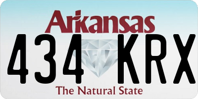 AR license plate 434KRX