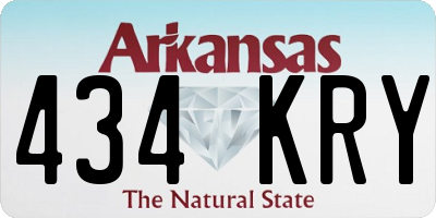 AR license plate 434KRY