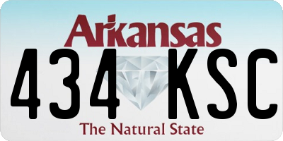 AR license plate 434KSC