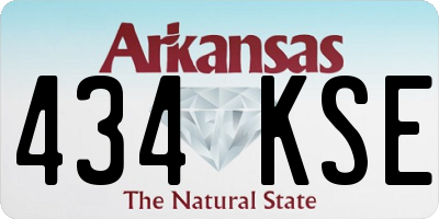 AR license plate 434KSE