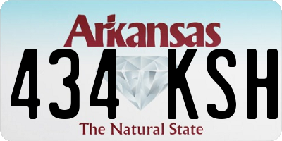 AR license plate 434KSH