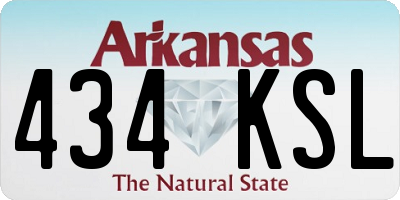 AR license plate 434KSL