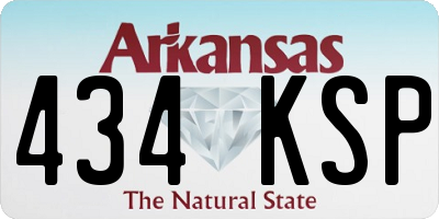 AR license plate 434KSP