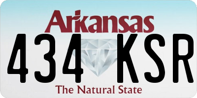 AR license plate 434KSR