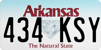 AR license plate 434KSY