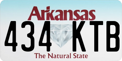 AR license plate 434KTB