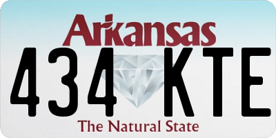 AR license plate 434KTE