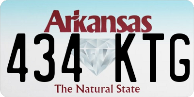 AR license plate 434KTG