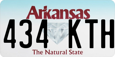 AR license plate 434KTH