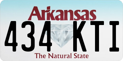 AR license plate 434KTI