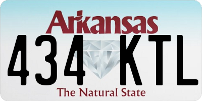 AR license plate 434KTL