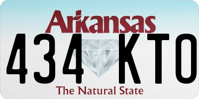 AR license plate 434KTO