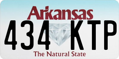 AR license plate 434KTP