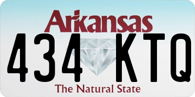 AR license plate 434KTQ