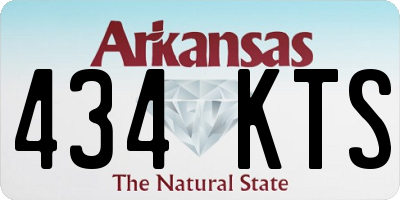 AR license plate 434KTS