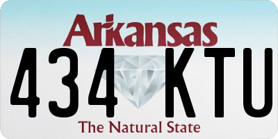 AR license plate 434KTU