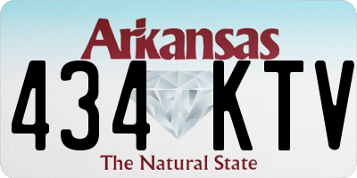 AR license plate 434KTV