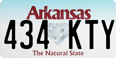 AR license plate 434KTY