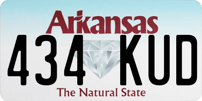 AR license plate 434KUD
