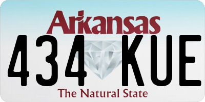 AR license plate 434KUE