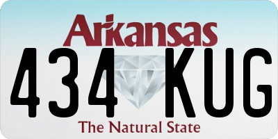 AR license plate 434KUG