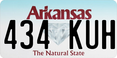 AR license plate 434KUH