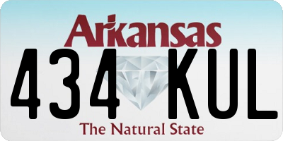 AR license plate 434KUL