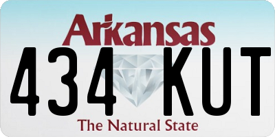 AR license plate 434KUT