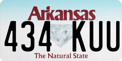 AR license plate 434KUU