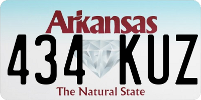 AR license plate 434KUZ