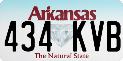 AR license plate 434KVB