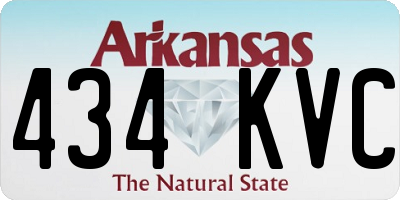 AR license plate 434KVC