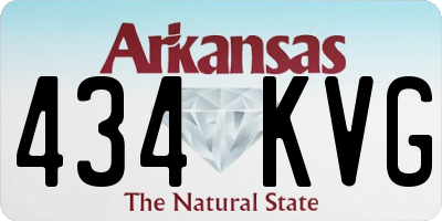 AR license plate 434KVG