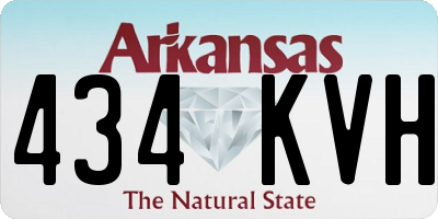 AR license plate 434KVH