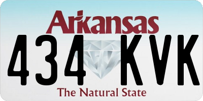 AR license plate 434KVK
