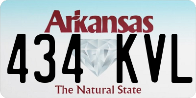 AR license plate 434KVL