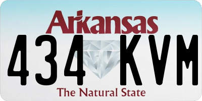 AR license plate 434KVM