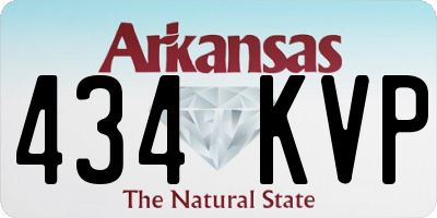 AR license plate 434KVP