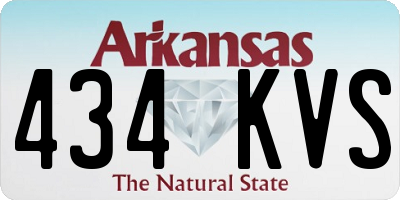 AR license plate 434KVS