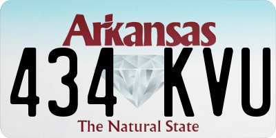 AR license plate 434KVU