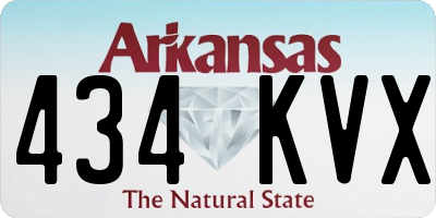 AR license plate 434KVX