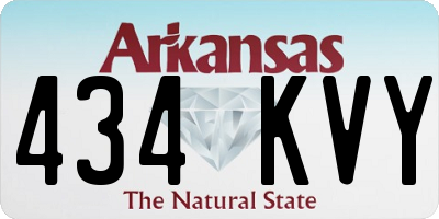 AR license plate 434KVY