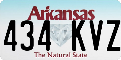AR license plate 434KVZ