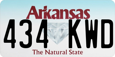 AR license plate 434KWD