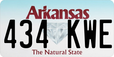 AR license plate 434KWE