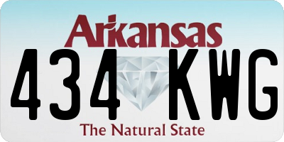 AR license plate 434KWG