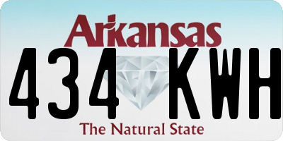 AR license plate 434KWH