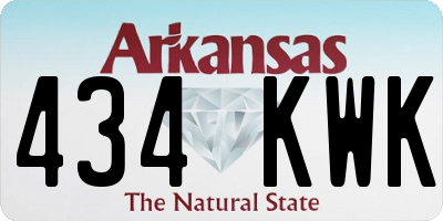 AR license plate 434KWK
